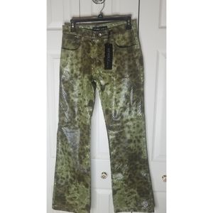 Revolt Jeans Faux Snake Skin Pants